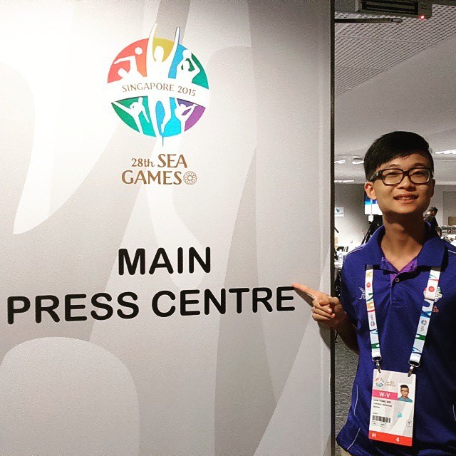 Law Yong Wei SEA Games Journalist
